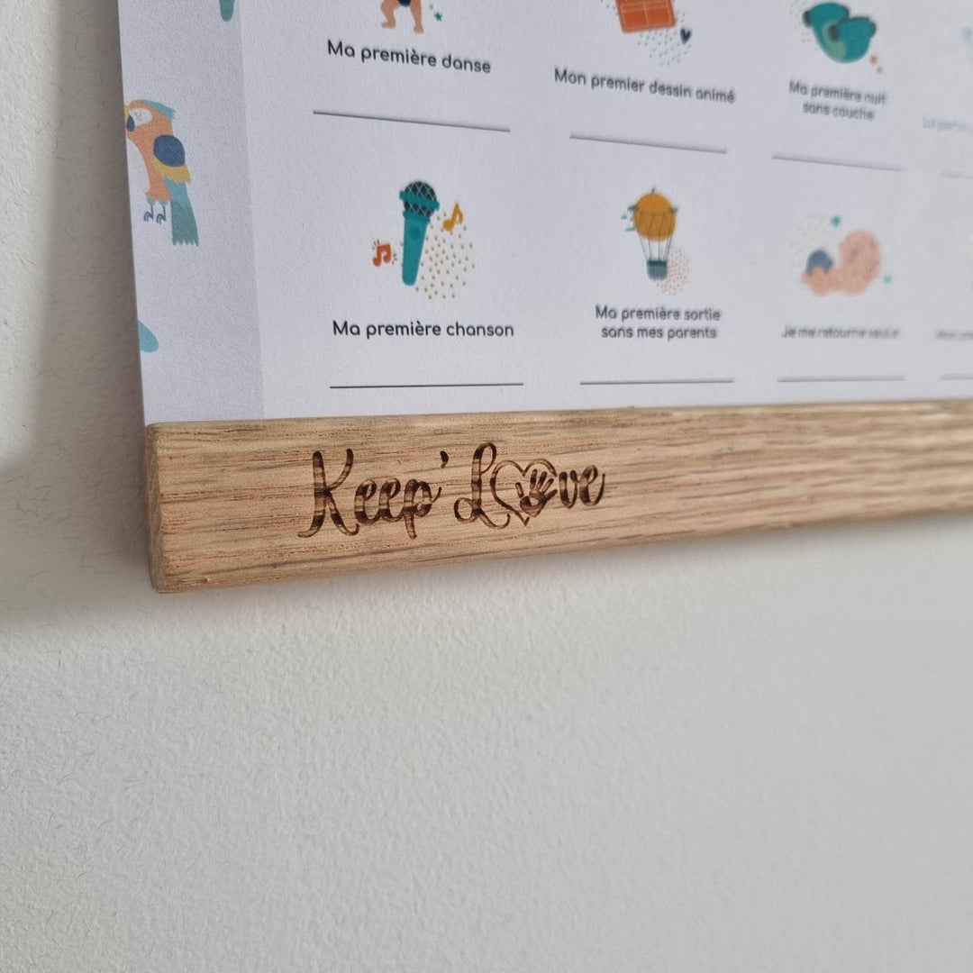 Baguettes de suspension aimantées